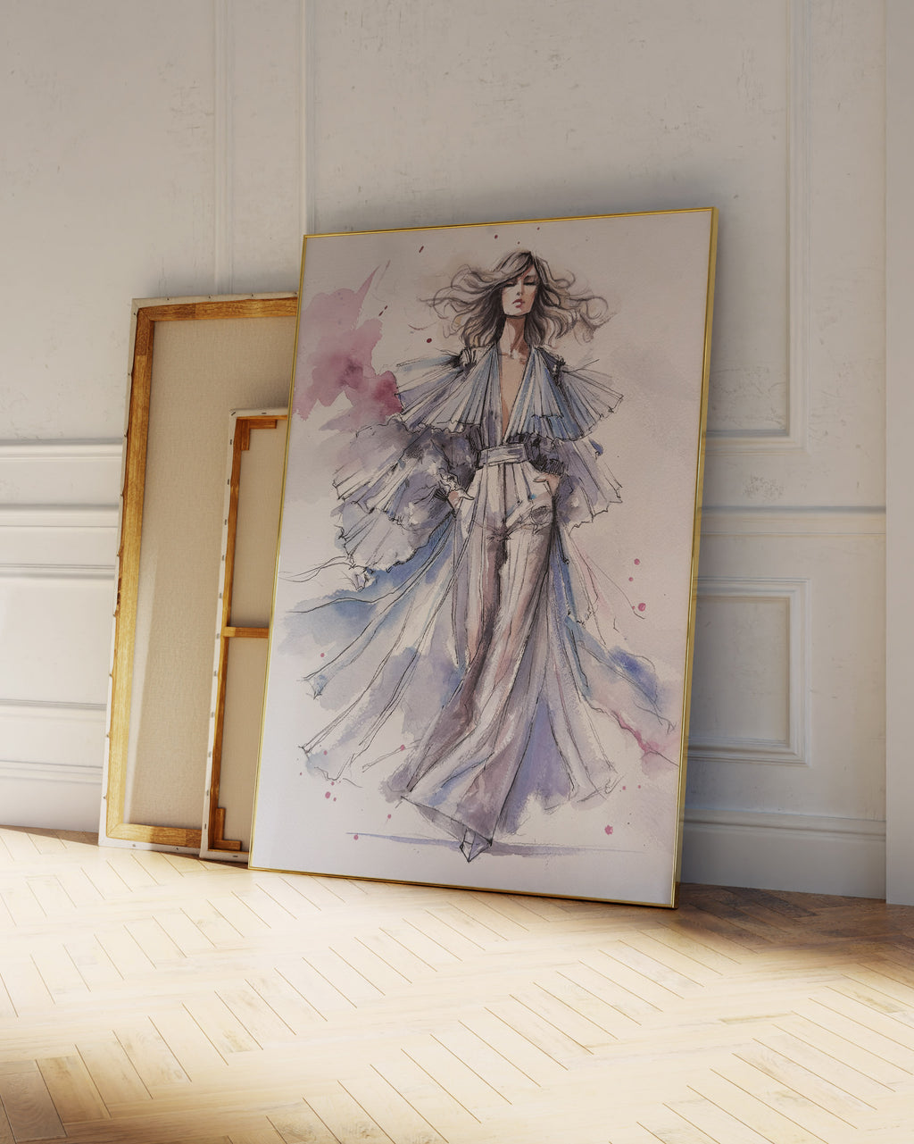 Stylish Model Print
