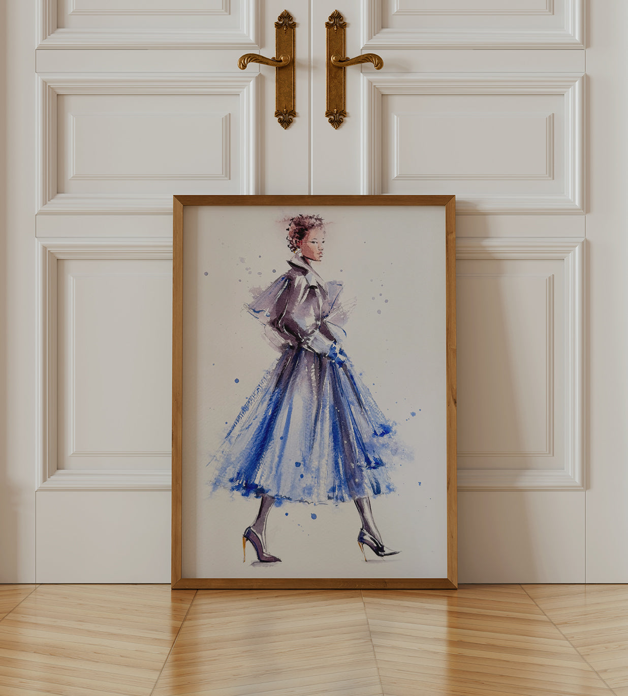 luxury fashion illustration art print