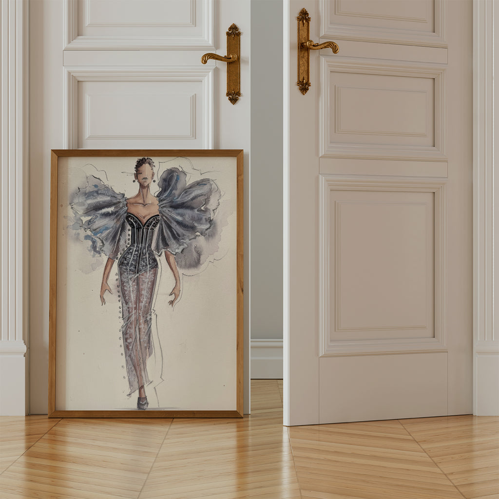 fashion illustration contemporary original art